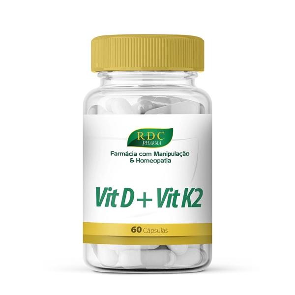 Vit D + Vit K2 60 Cápsulas