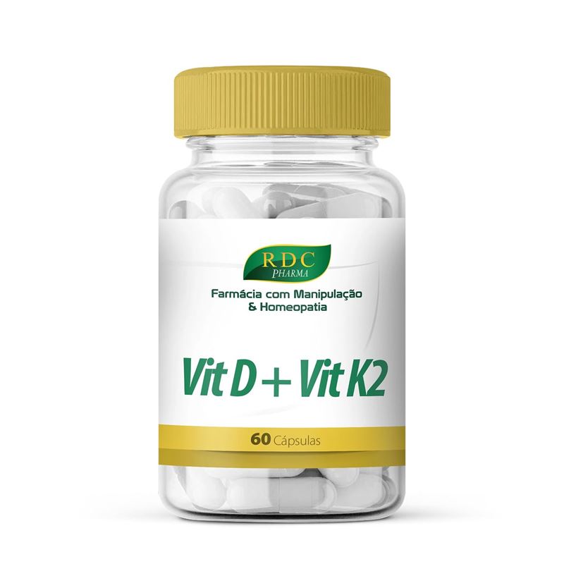 Vit D + Vit K2 60 Cápsulas